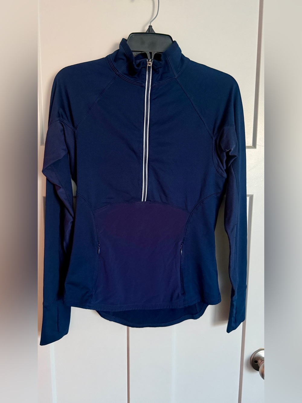 AthletA Navy Half-Zip Performance Jacket